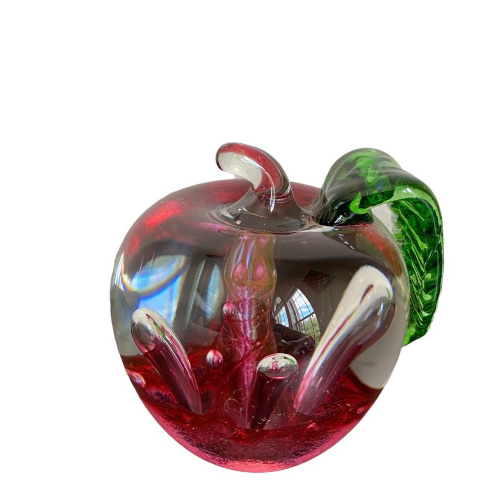 Caithness Glass Paperweight Windfall-Ruby - Picture 15 of 16